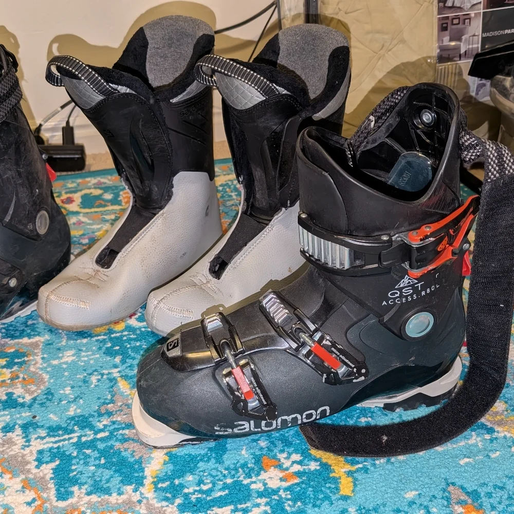 Salomon Quest Access R80 Men's Size 27- 27.5 All Mountain Ski Hike Boots - Picture 3 of 12